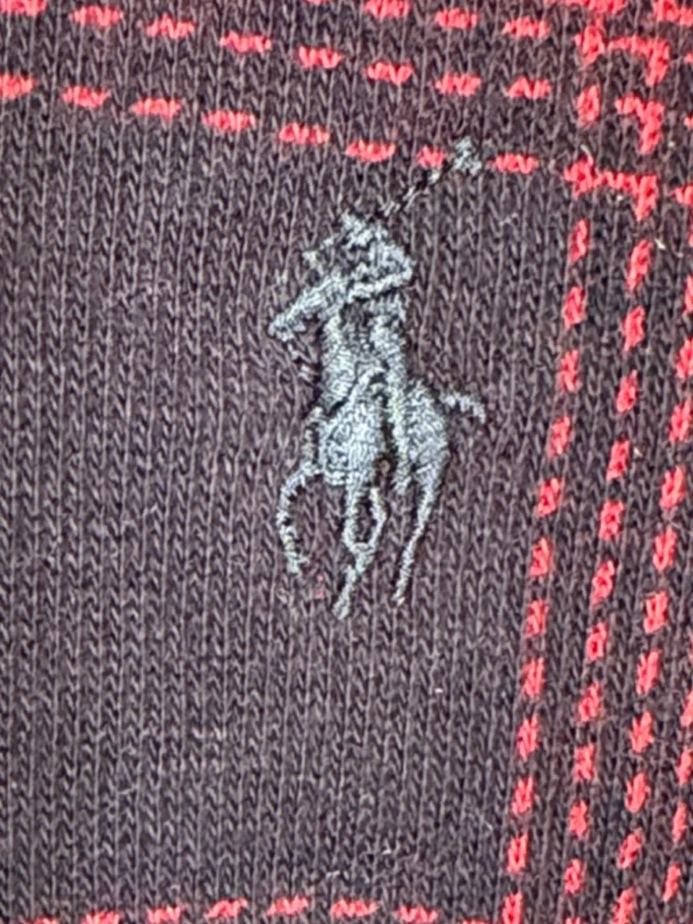 Polo Ralph Lauren Tartan Plaid Red Black Plaid Quarter-Zip Sweater Size S Preppy